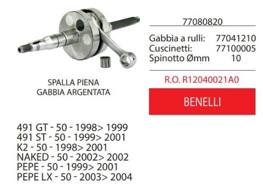 Albero motore Benelli