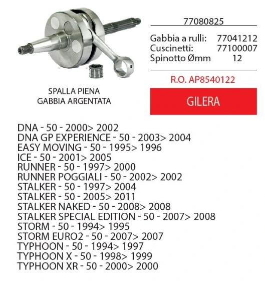 Albero motore Gilera