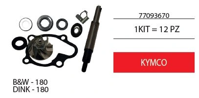 Kit revisione pompe acqua ciclomotori Kimco