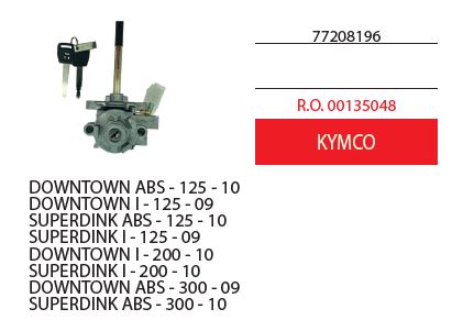 Kit serrature  ciclomotori Kymco