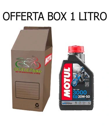 Offerta box 1 litro olio 4T moto MOTUL